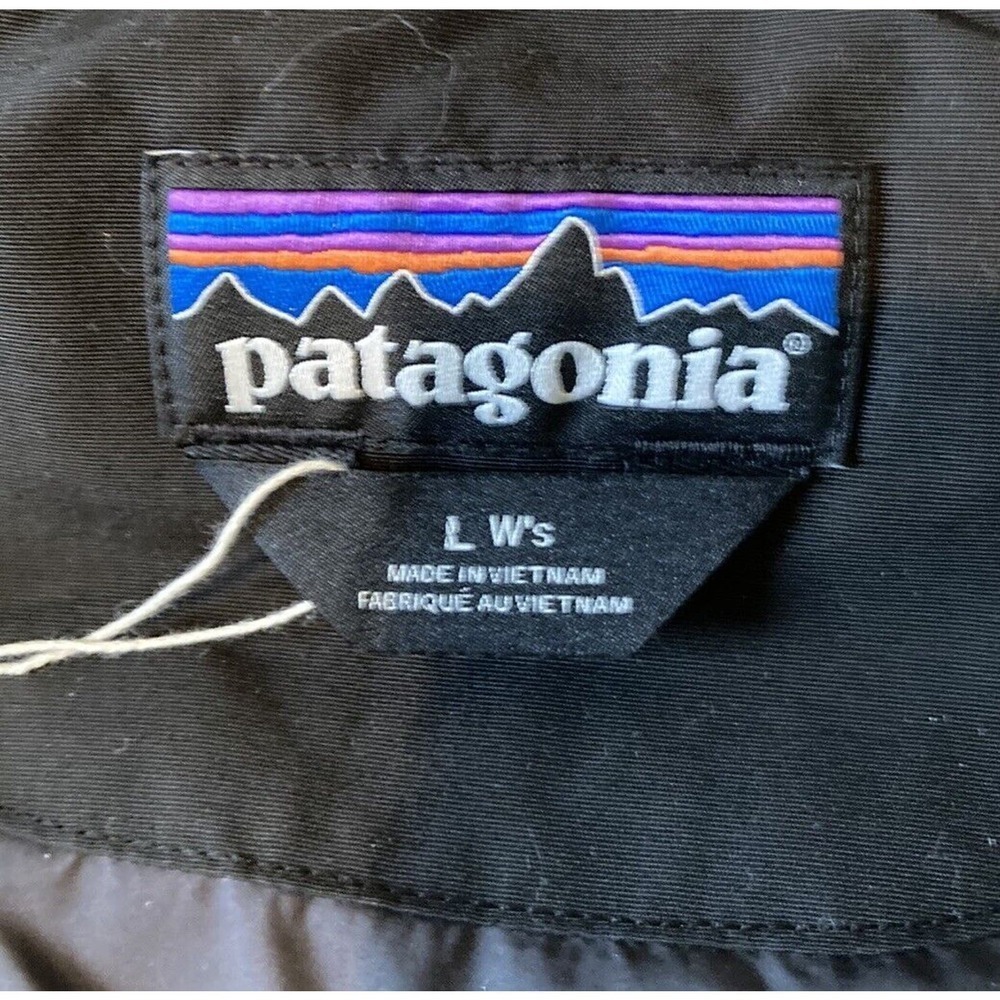 NWT $369 Patagonia Silent Down Hybrid Parka Size Large Women’s Black - Picture 3 of 10